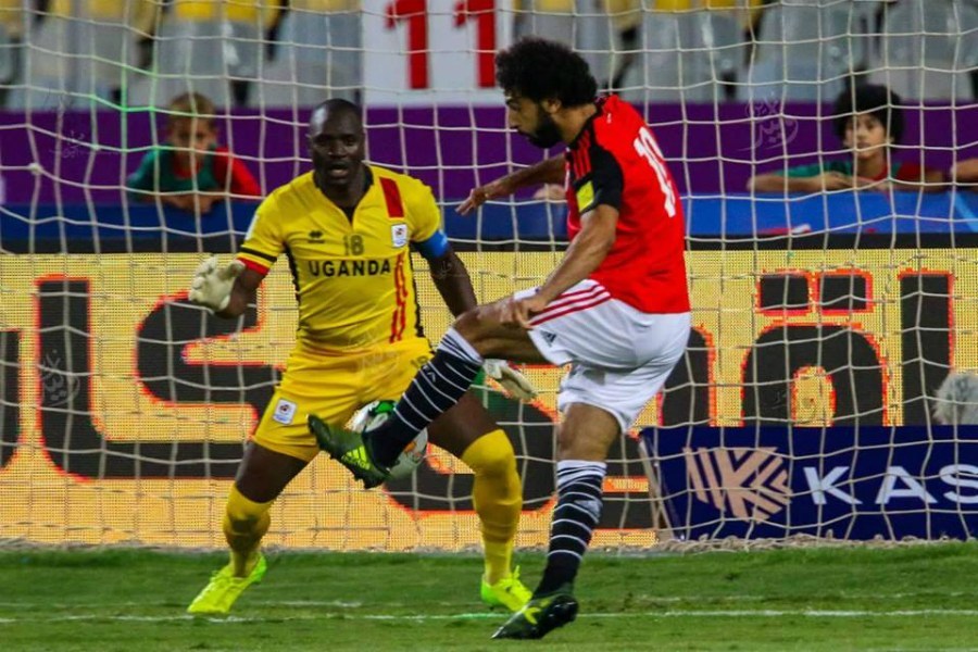Pronostic pour le match Ouganda-Egypte. Cote est de 1,8