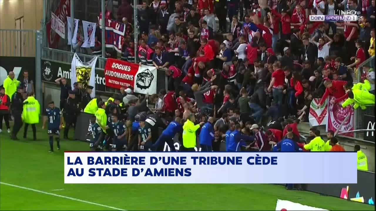 29 blessés après l’effondrement d’une barrière lors d’Amiens-Lille 29 blessés après l’effondrement d’une barrière lors d’Amiens-Lille