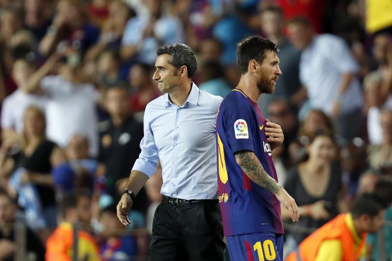Ernesto Valverde fait l'éloge de Lionel Messi  : «Messi, le meilleur joueur jamais vu »