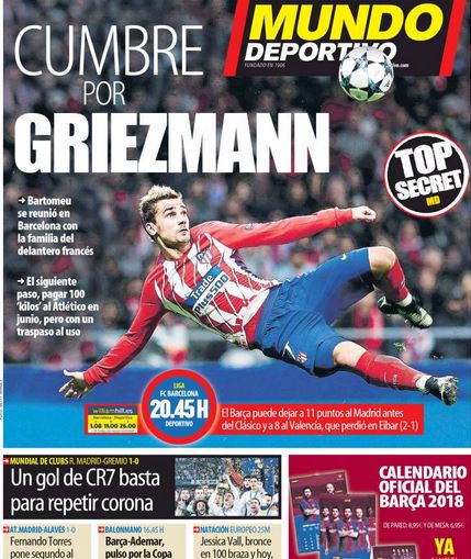 La venue de Griezmann au Barça se précise La venue de Griezmann au Barça se précise