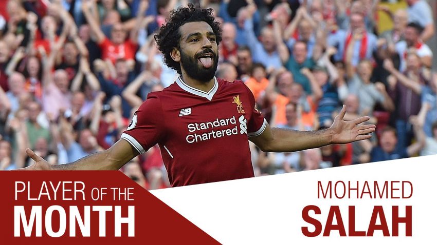 Salah, joueur du mois de novembre en Angleterre