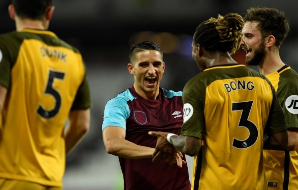 Bong et Brighton humilient West Ham Bong et Brighton humilient West Ham