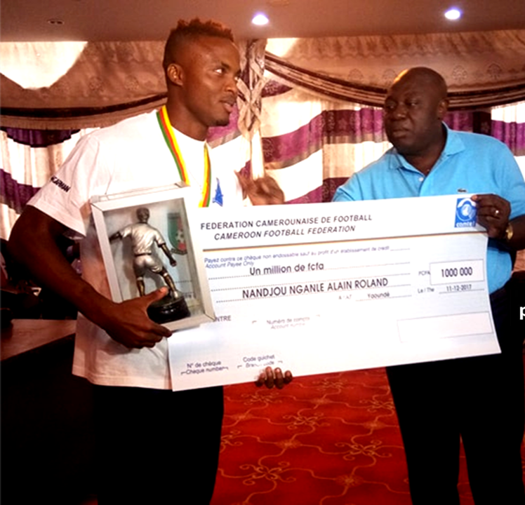 Un million de F pour le meilleur joueur de la Coupe du Cameroun Un million de F pour le meilleur joueur de la Coupe du Cameroun