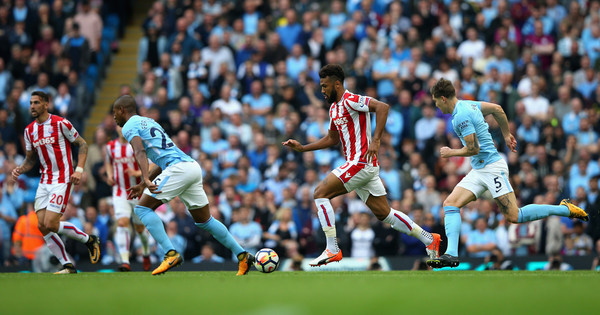 Manchester City enfonce Choupo Moting et Stoke City Manchester City enfonce Choupo Moting et Stoke City