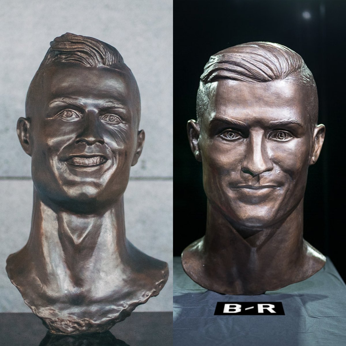 L’auteur du buste raté de Ronaldo essaye à nouveau L’auteur du buste raté de Ronaldo essaye à nouveau