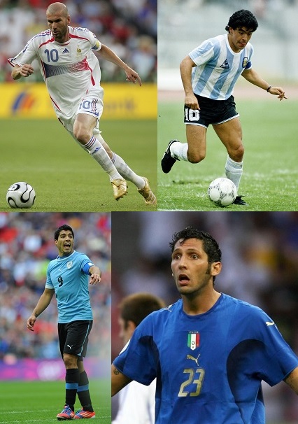 Mondial: Voici le onze des "bad boys" de Coupe du Monde Mondial: Voici le onze des "bad boys" de Coupe du Monde