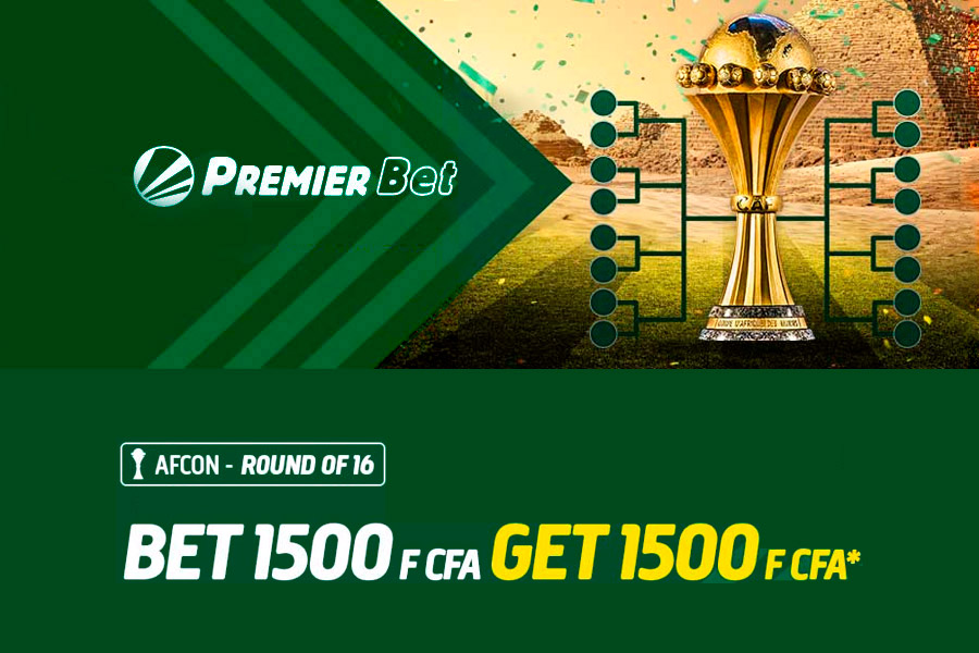 Gagnez 1500 F CFA comme un pari gratuit en plaçant sur CAN – 8ème de finale avec PremierBet! Gagnez 1500 F CFA comme un pari gratuit en plaçant sur CAN – 8ème de finale avec PremierBet!