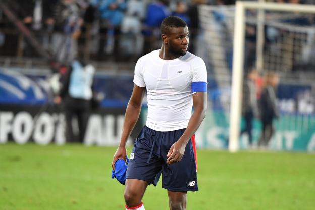 Ibrahim Amadou sort sur blessure Ibrahim Amadou sort sur blessure