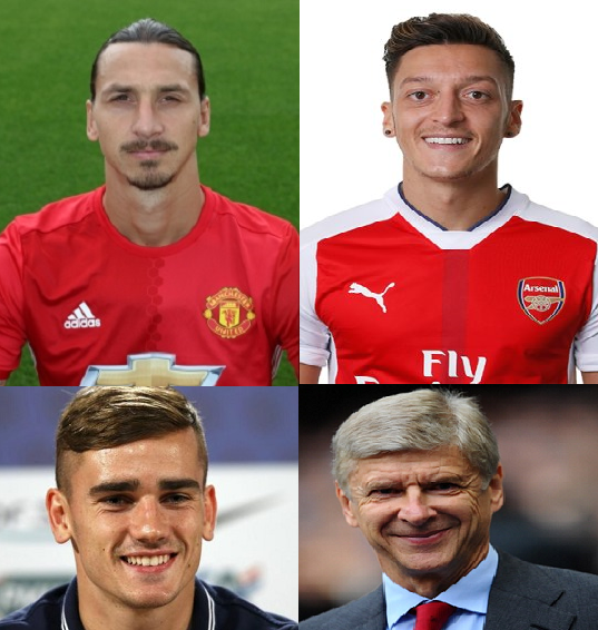 infos mercato :Mesut Özil ,Arsene Wenger ,Zlatan Ibrahimovic,Antoine Griezmann