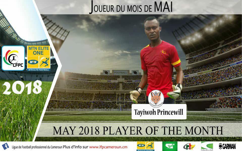 MTN Elite One : Tayiwoh Princewill, joueur du mois de mai 