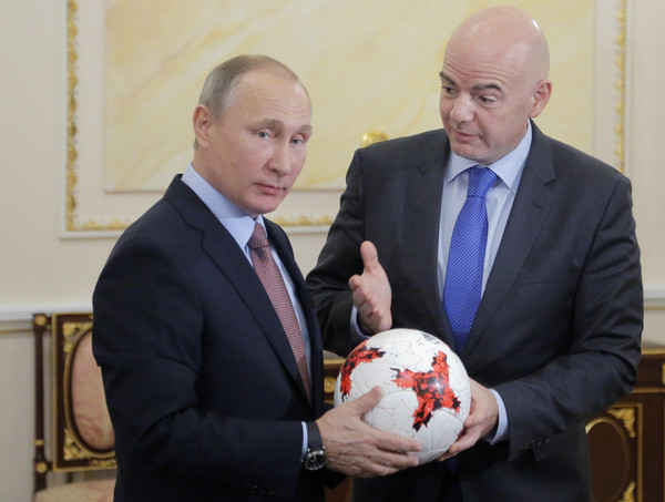 FIFA:Gianni Infantino "J'ai toujours été convaincu que la Russie remplirait toutes ses obligations..."