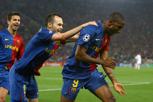 L’hommage d’Eto’o à Iniesta L’hommage d’Eto’o à Iniesta