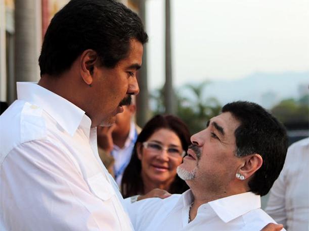 Maradona veut aller au front pour Maduro