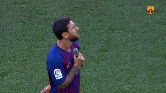 Messi commente le recrutement du Barça ! Messi commente le recrutement du Barça !