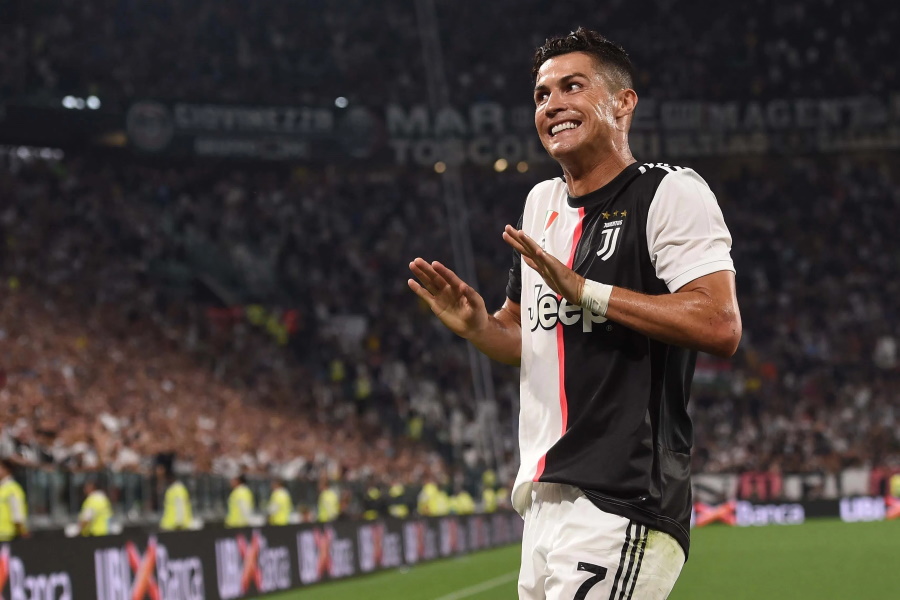 Ronaldo a marqué 9 buts en 6 matchs de Serie A