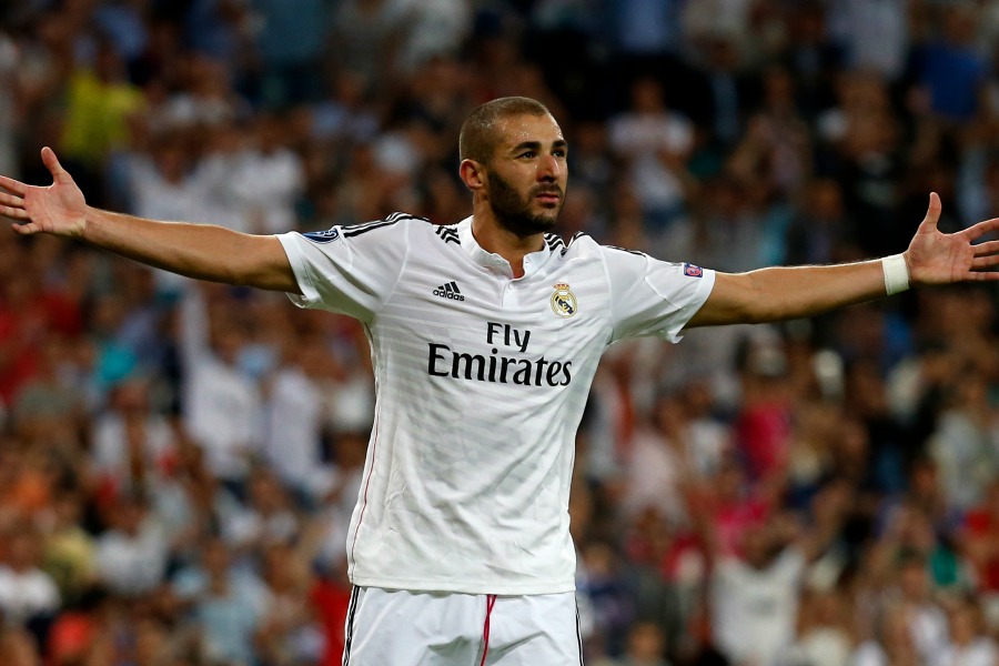 Benzema a inscrit 9 buts avec sa tête en 2019 Benzema a inscrit 9 buts avec sa tête en 2019
