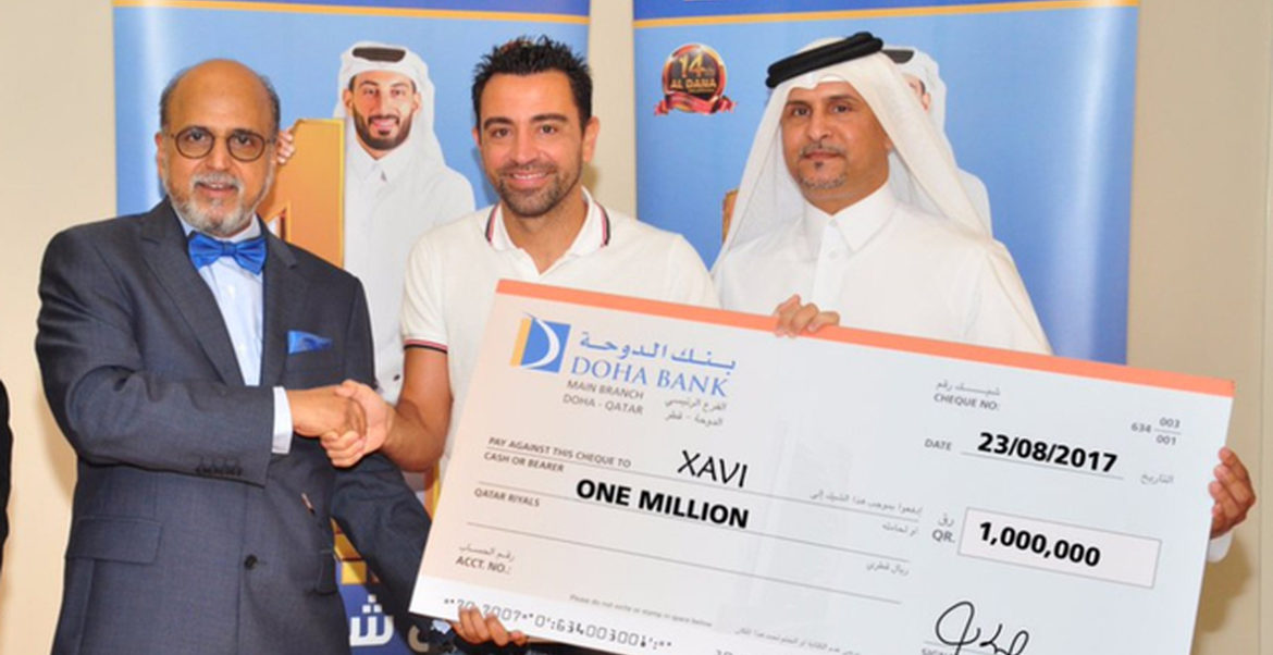 Xavi gagne 230 000 euros à la loterie Xavi gagne 230 000 euros à la loterie