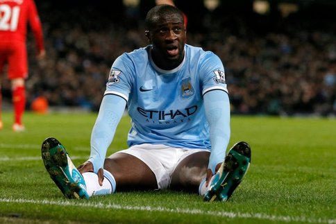 Yaya Touré, énervé par la défaite de Manchester City