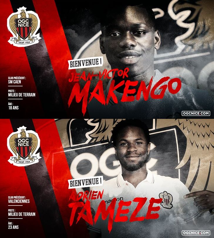 infos mercato : Nice signe Makengo et Tameze