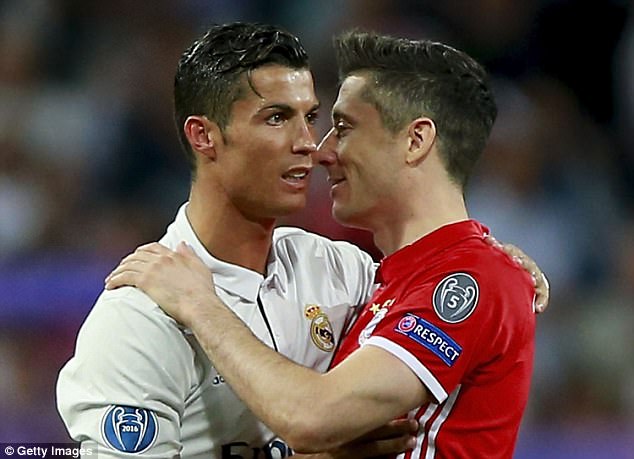 Ronaldo préfère Lewandovski à Icardi Ronaldo préfère Lewandovski à Icardi