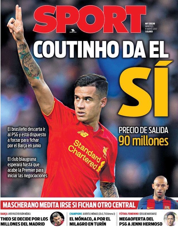 Liverpool et le Barça d’accord pour Coutinho ? 