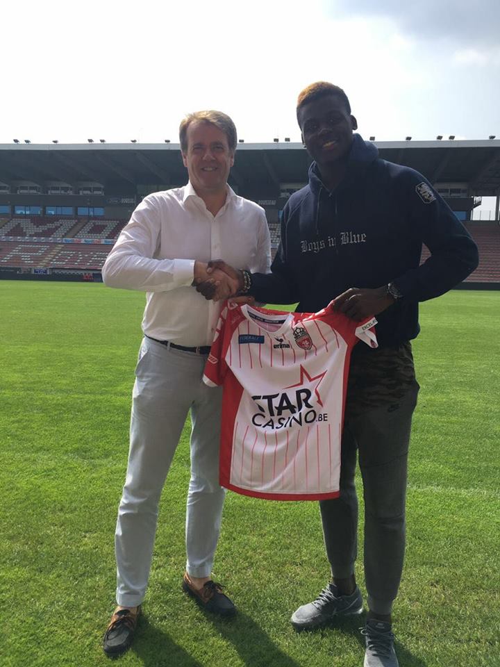 Boya remercie son coach à Mouscron Boya remercie son coach à Mouscron