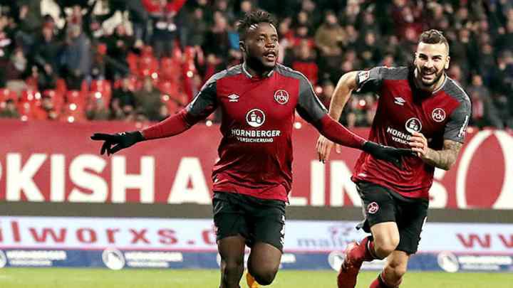 Premier but pour Salli avec Nuremberg cette saison Premier but pour Salli avec Nuremberg cette saison