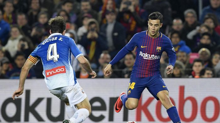 Avec Coutinho, le Barça renverse la situation contre l’Espanyol Avec Coutinho, le Barça renverse la situation contre l’Espanyol