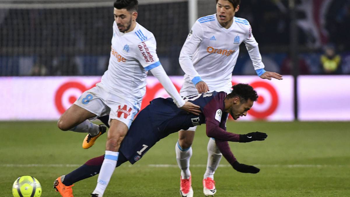 Les joueurs de Marseille ont menacé Neymar sur le terrain Les joueurs de Marseille ont menacé Neymar sur le terrain