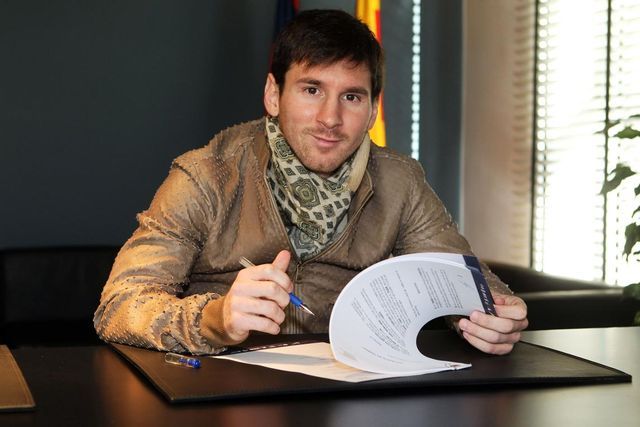 Le Barça confirme la prolongation de Messi Le Barça confirme la prolongation de Messi