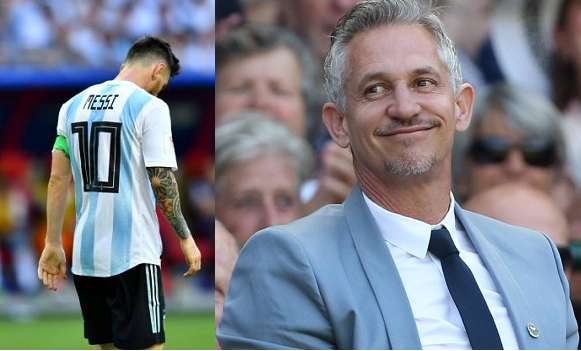 Argentine:Gary Lineker ironise au sujet de Lionel Messi Argentine:Gary Lineker ironise au sujet de Lionel Messi