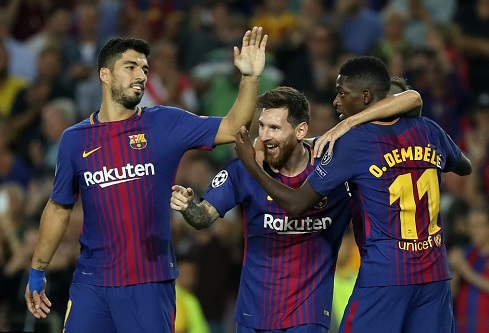 FC Barcelone : Messi donne ses instructions à Dembélé