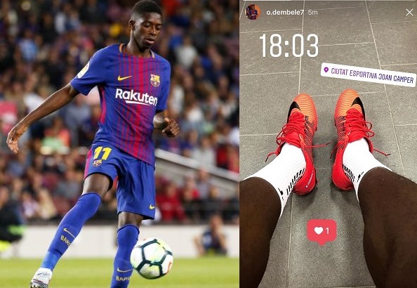  FC Barcelone : Ousmane Dembélé a rechaussé les crampons !