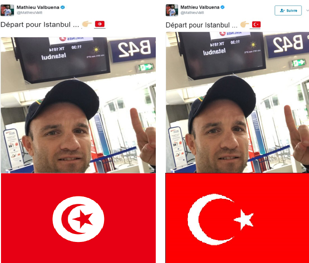 Quand Valbuena confond la Turquie et la Tunisie