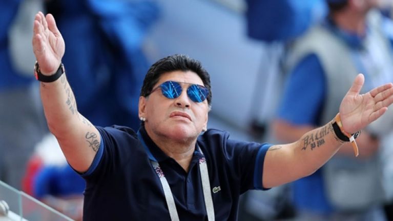 Maradona évoque un « vol » de la Colombie contre l’Angleterre Maradona évoque un « vol » de la Colombie contre l’Angleterre