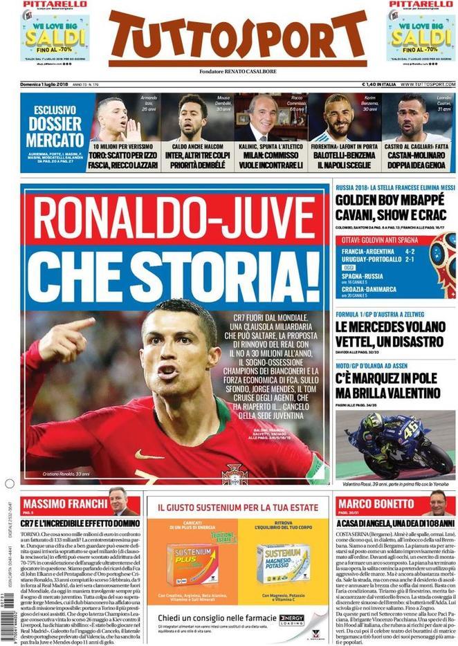 Ronaldo vers l’Italie ? 