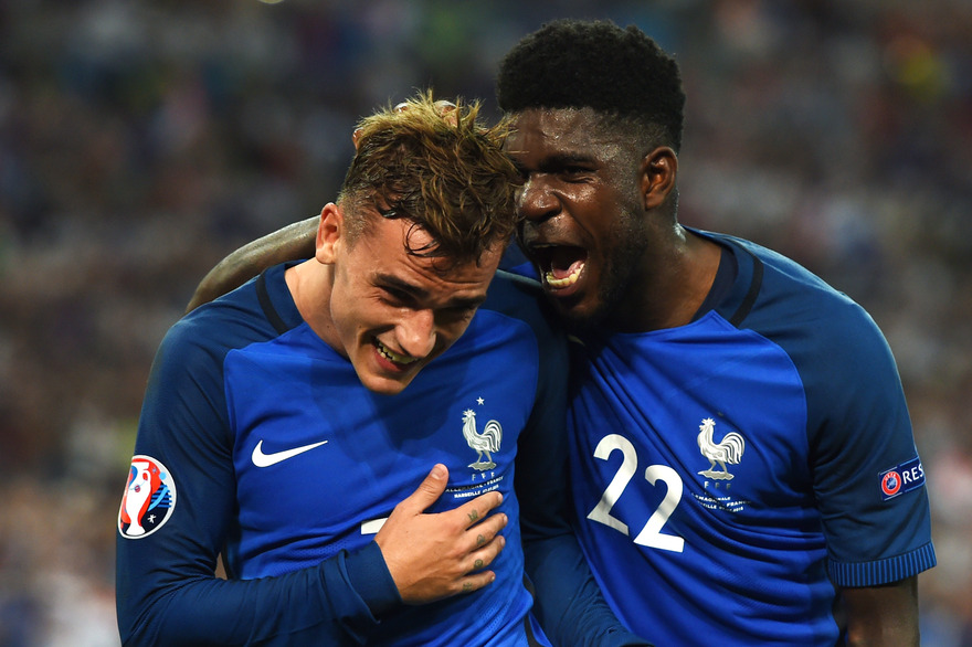 Umtiti drague Griezmann pour le Barça Umtiti drague Griezmann pour le Barça