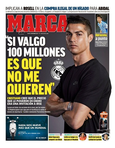 Cristiano Ronaldo envoie un message clair au Real Madrid Cristiano Ronaldo envoie un message clair au Real Madrid