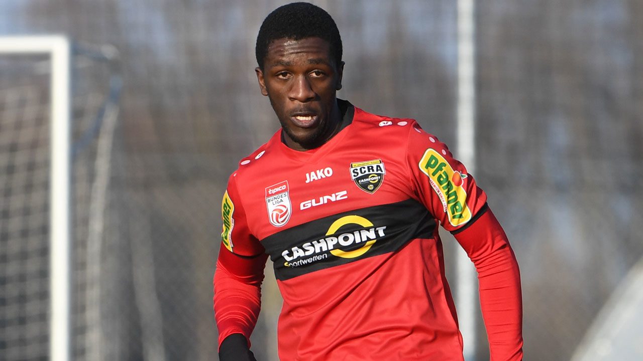 Oum Goueth, buteur en Autriche 