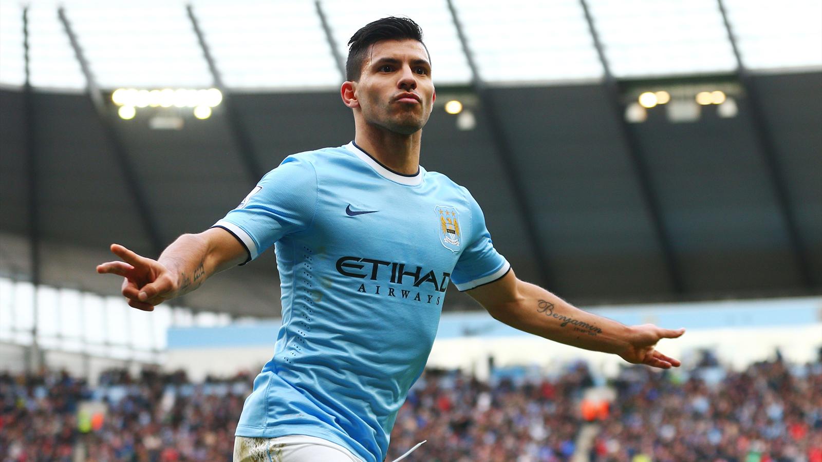 Agüero, meilleur buteur non-européen de Premier League Agüero, meilleur buteur non-européen de Premier League