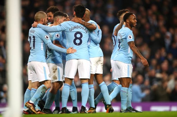 Ecart record en tête de Premier League pour Manchester City Ecart record en tête de Premier League pour Manchester City