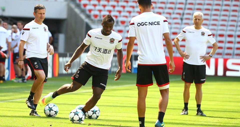 Ganago avec Nice contre Rennes Ganago avec Nice contre Rennes