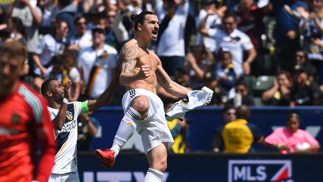 Premier tir, premier but pour Ibrahimovic aux États-Unis Premier tir, premier but pour Ibrahimovic aux États-Unis