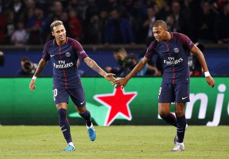 Le président du PSG évoque la relation entre Neymar et Mbappé
