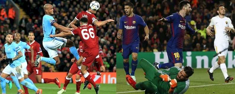 Ligue des Champions - Quart de finale retour : Les compos probables de Manchester City – Liverpool et d'AS Rome-Barcelone Ligue des Champions - Quart de finale retour : Les compos probables de Manchester City – Liverpool et d'AS Rome-Barcelone