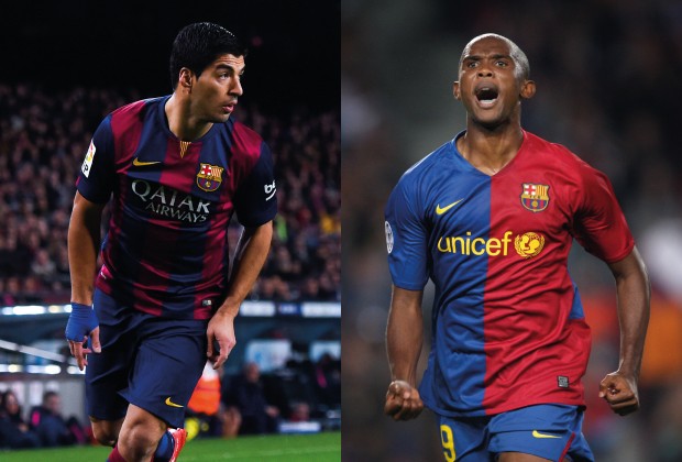 Suarez dépasse Eto’o dans l’histoire du Barça Suarez dépasse Eto’o dans l’histoire du Barça