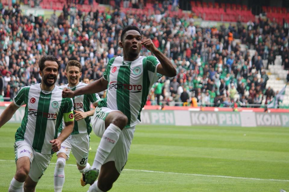 Double buteur, Eto’o sort Konyaspor de la zone rouge Double buteur, Eto’o sort Konyaspor de la zone rouge
